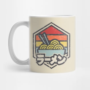 Retro Badge Ramen Light Mug